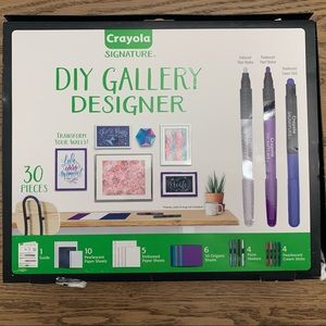 ✨3/$25 Crayola DIY gallery designer